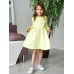Детское платье Олененок (желтый)